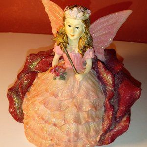PINK Rose Fairy Princess Figurine